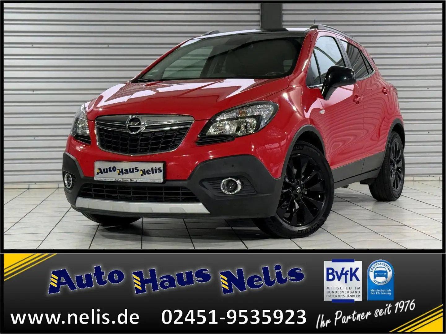 Opel Mokka 1,6 CDTI Color Edition Navi R-Cam Sitzheiz Rot - 1