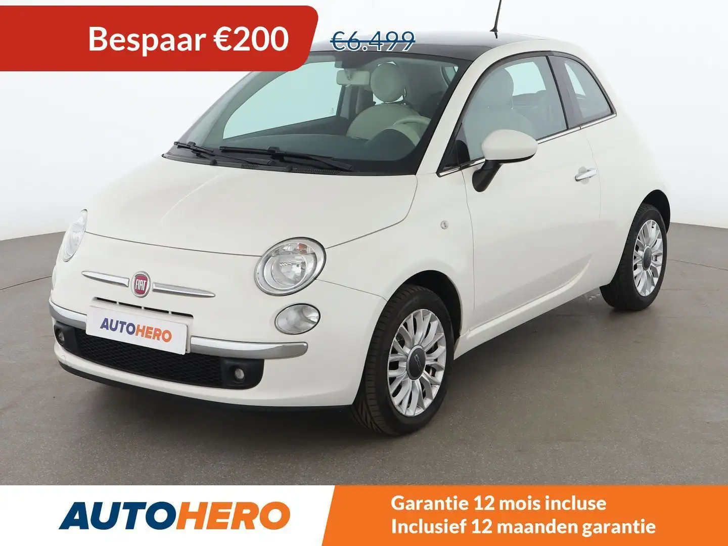 Fiat 500 1.2 Lounge Wit - 1