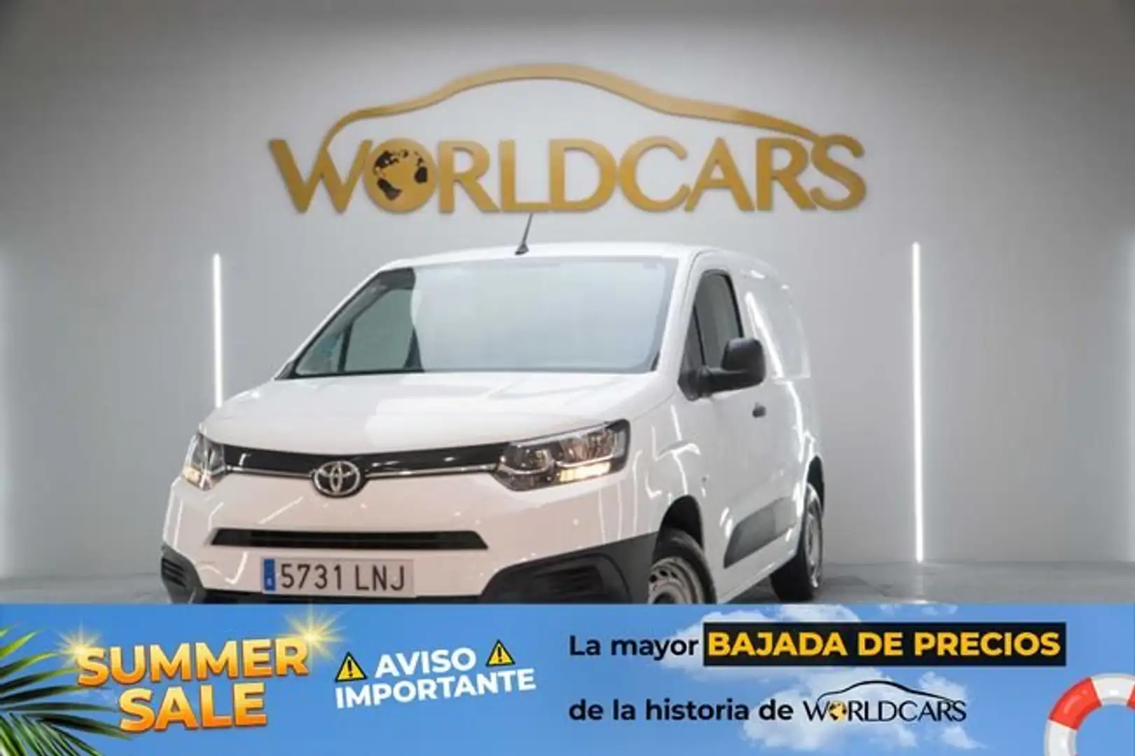 Toyota Proace City 1.5d 100 cv gx media 650 kg Blanco - 1