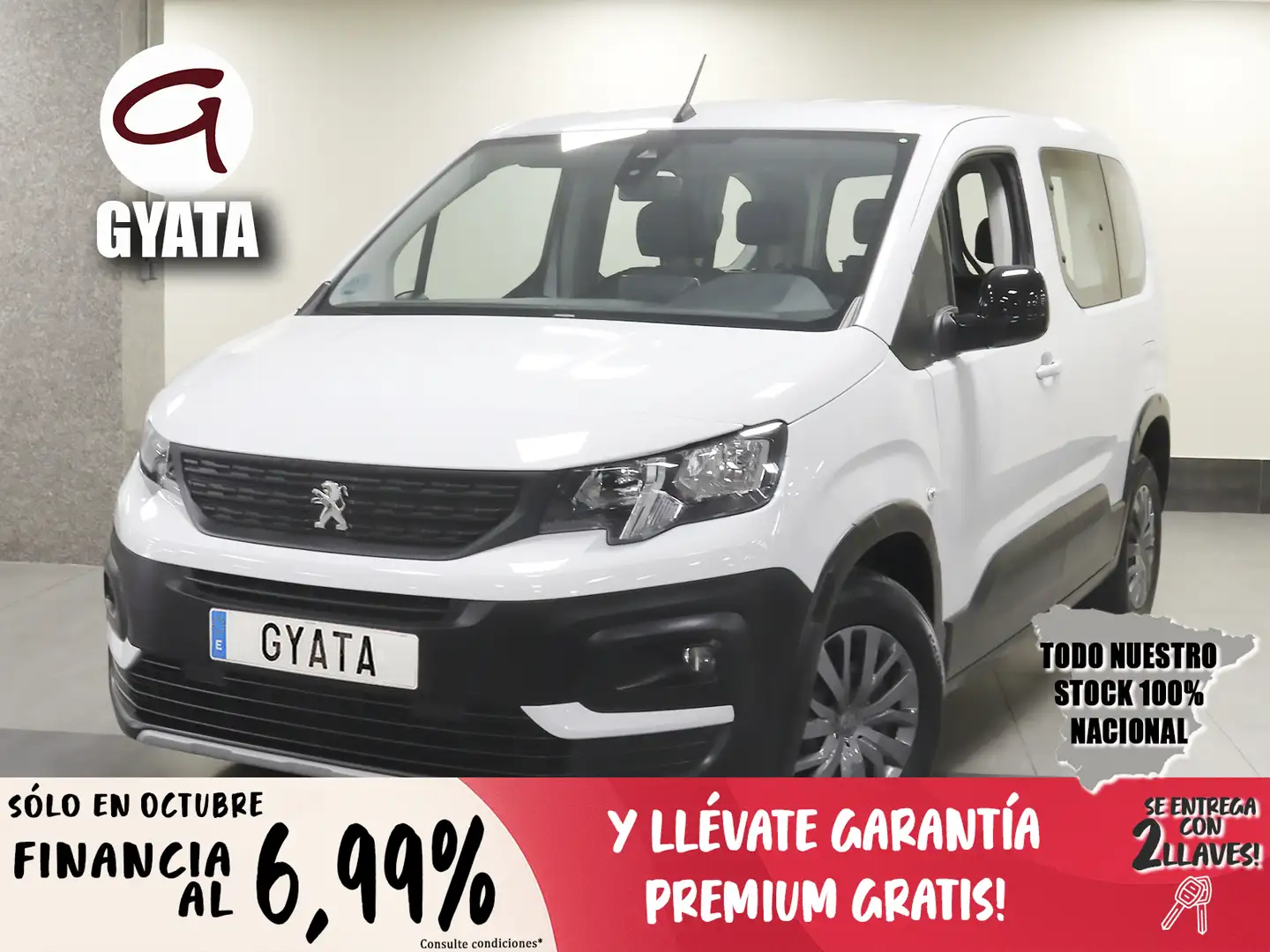 Peugeot Rifter 1.5BlueHDi S&S Standard Active Pack 100 Blanco - 1