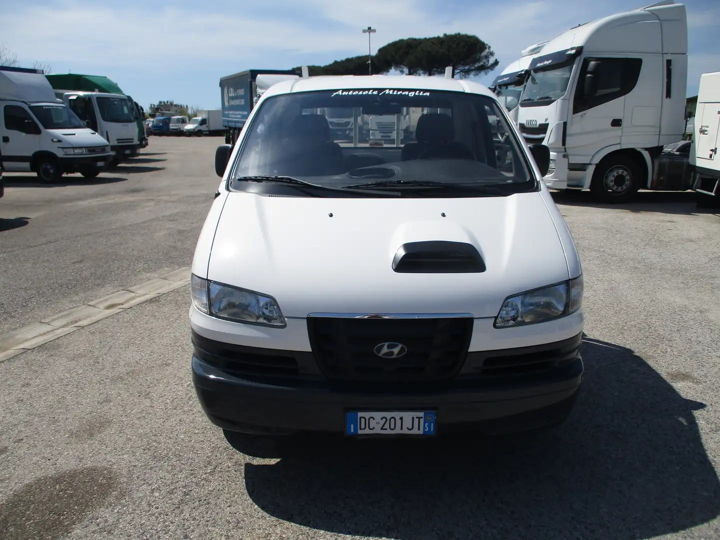 Hyundai H-1 H1 2.5 100CV CASSONE FISSO 3 METRI 91000 KM ORIGIN Blanco - 2