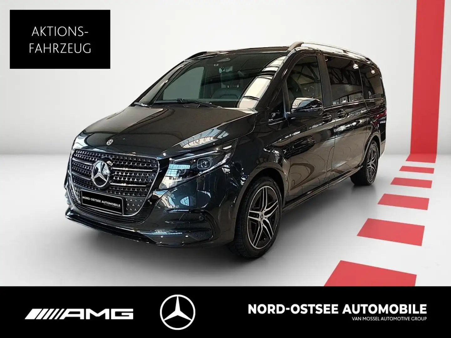 Mercedes-Benz V 300 d 4M AVANTGARDE LANG AMG+PANO+SITZKLIMA+AHK Grau - 1