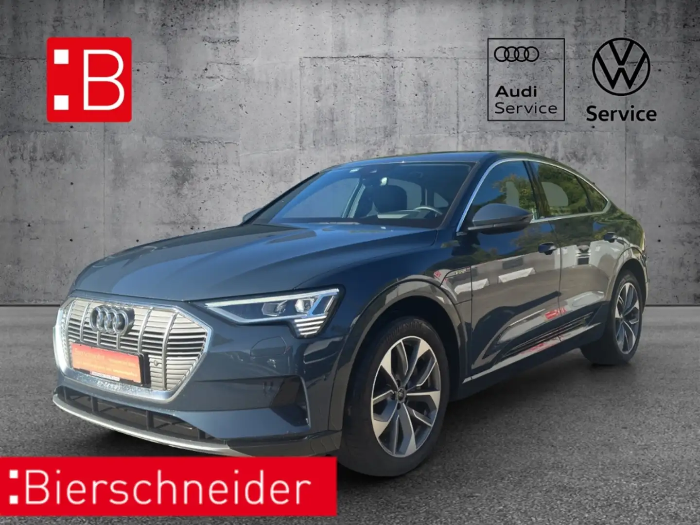 Audi e-tron Sportback 55 qu. advanced MATRIX 20 HEAD-UP VIRTUA Blau - 1