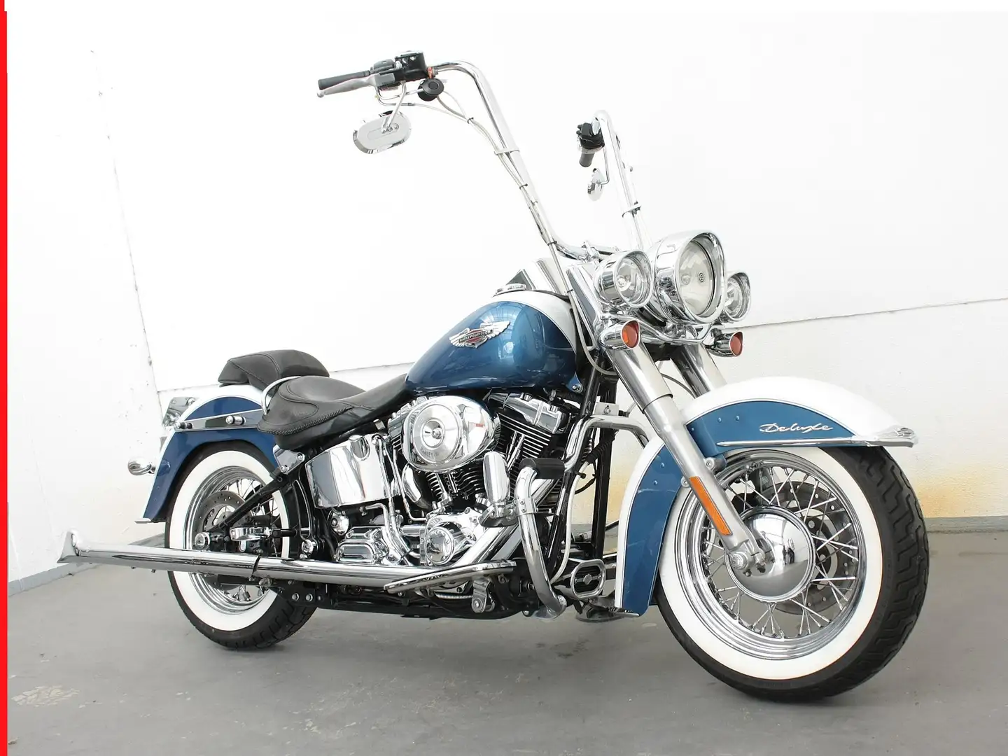 Harley-Davidson Deluxe FLSTNI Softail Deluxe Gangster/Mexican Umbau Azul - 1