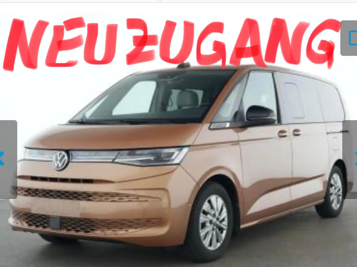 Volkswagen T7 Multivan DSG LÜ lang Gar.bis29 GuteNacht Massage FW 91NP Bronze - 1