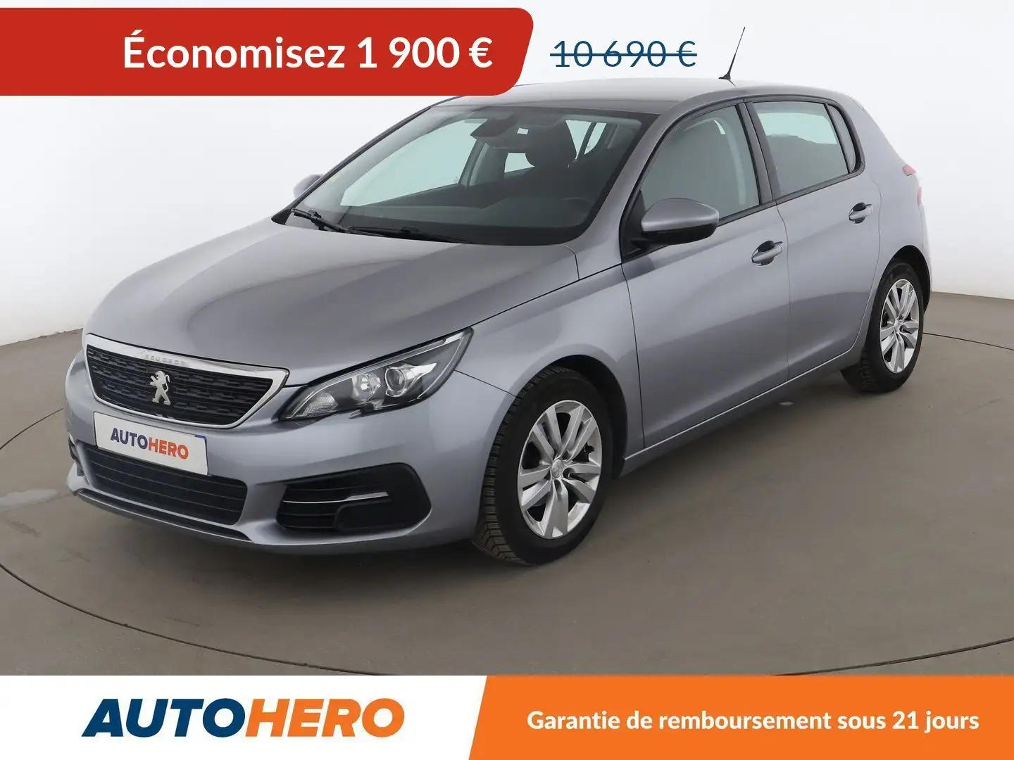 Peugeot 308 1.5 Blue-HDi Active Gris - 1