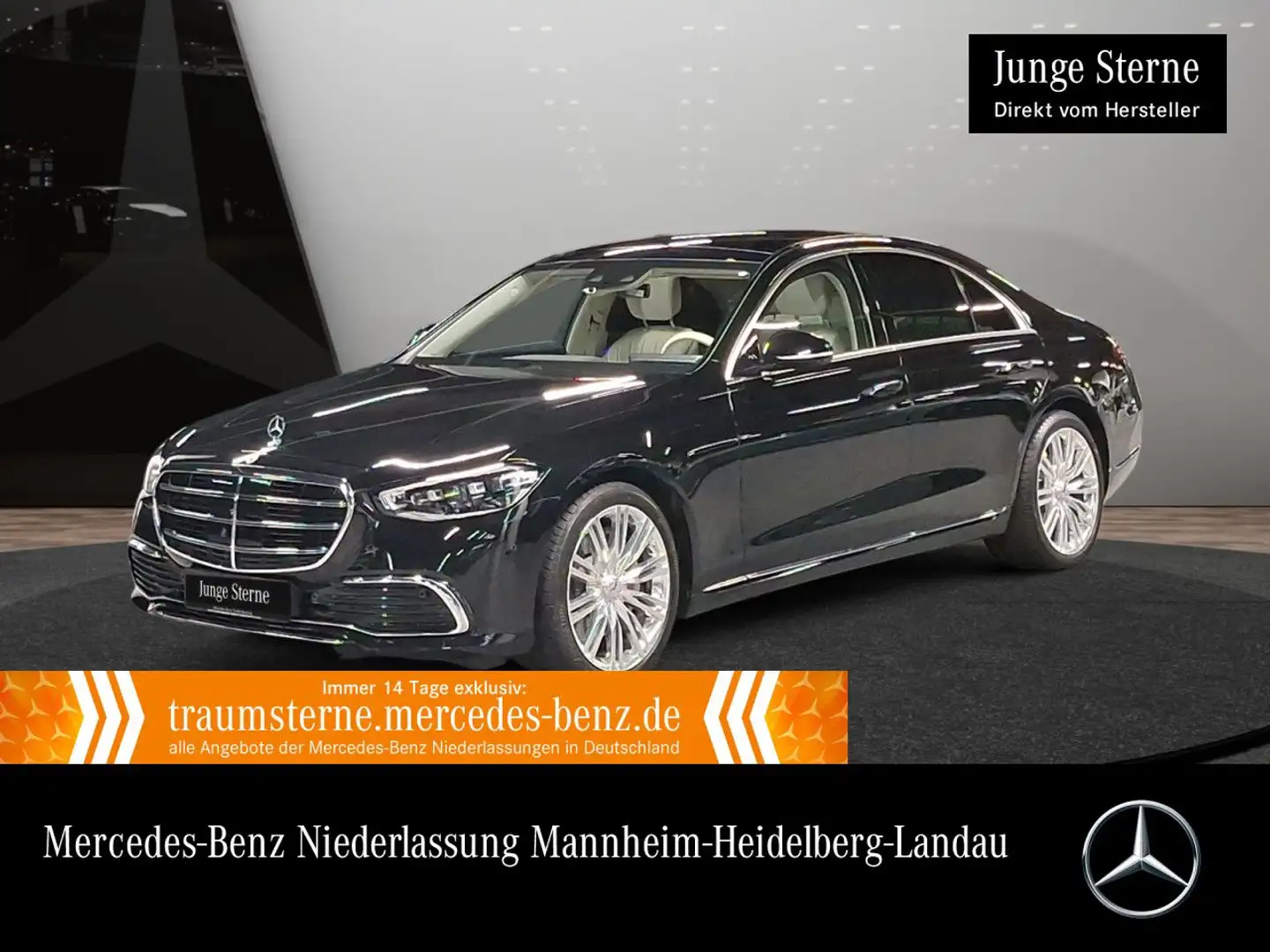 Mercedes-Benz S 350 d 4M PANO+DIGITAL-L+BURMESTER3D+STHZG+20" Schwarz - 1