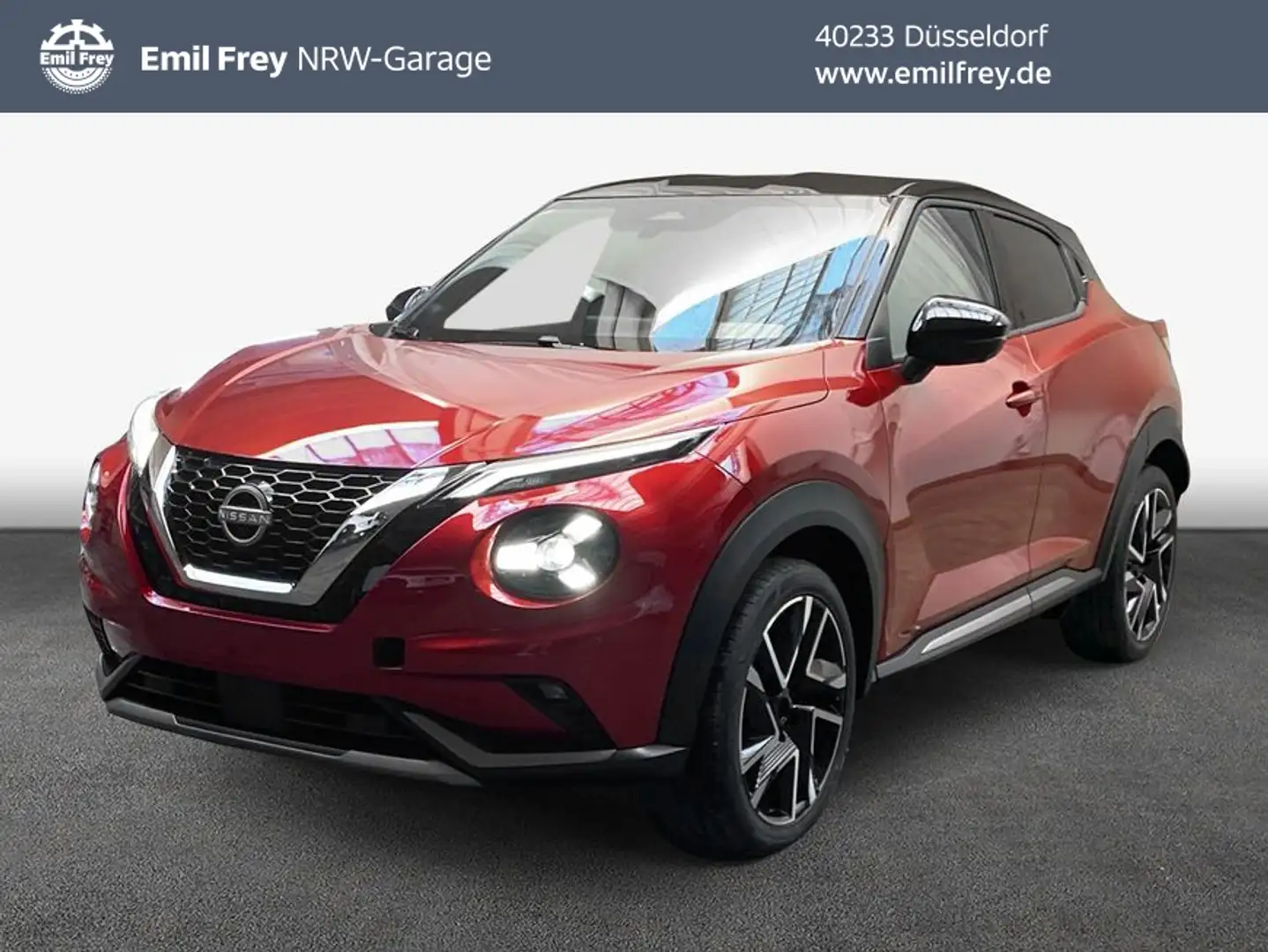 Nissan Juke 1.0 DIG-T DCT N-Design 84 kW, 5-türig Red - 1