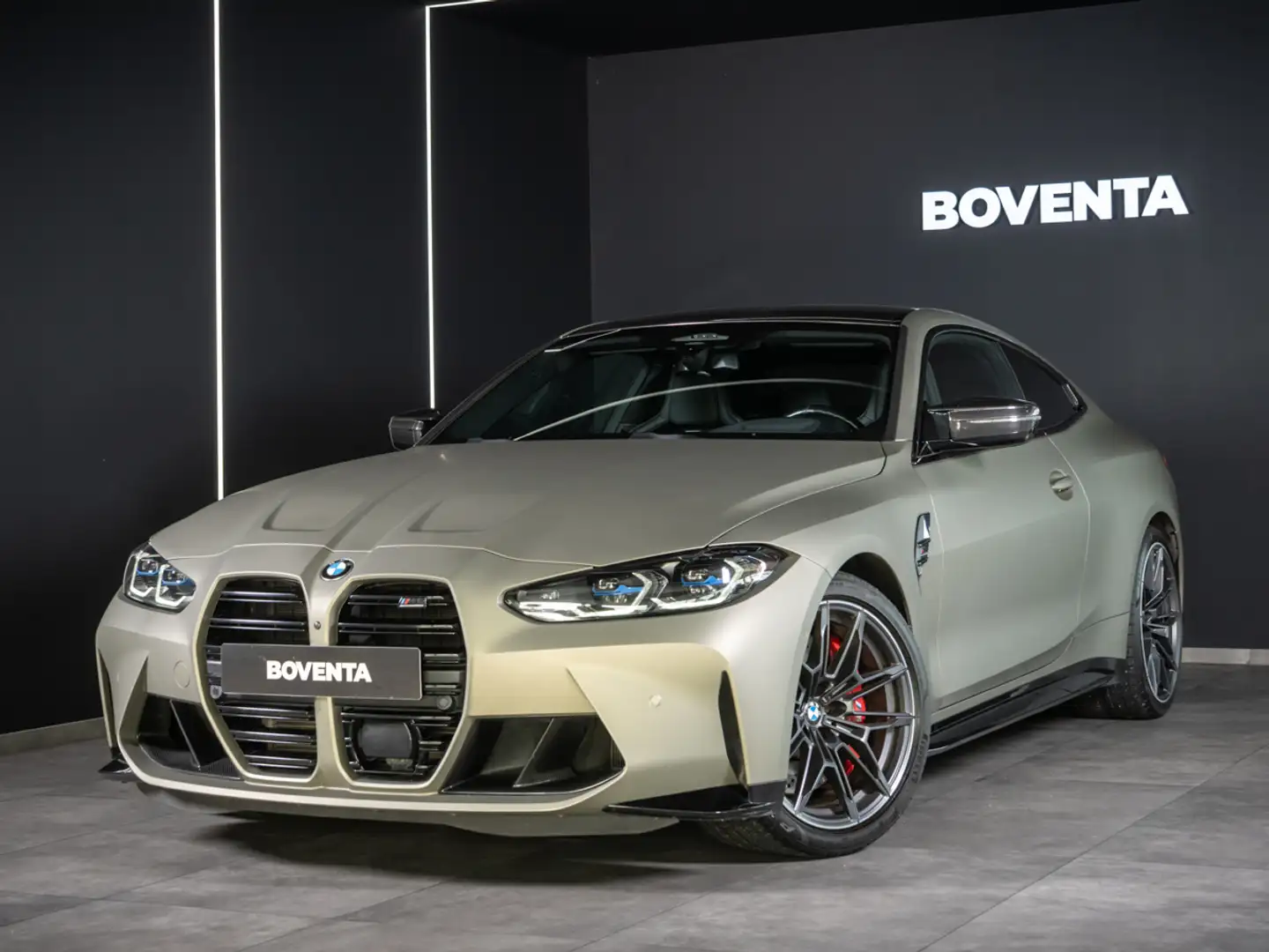 BMW M4 Competition Coupe *CARBON*SCHALENSITZ*H&K*HUD*VOLL Grau - 1