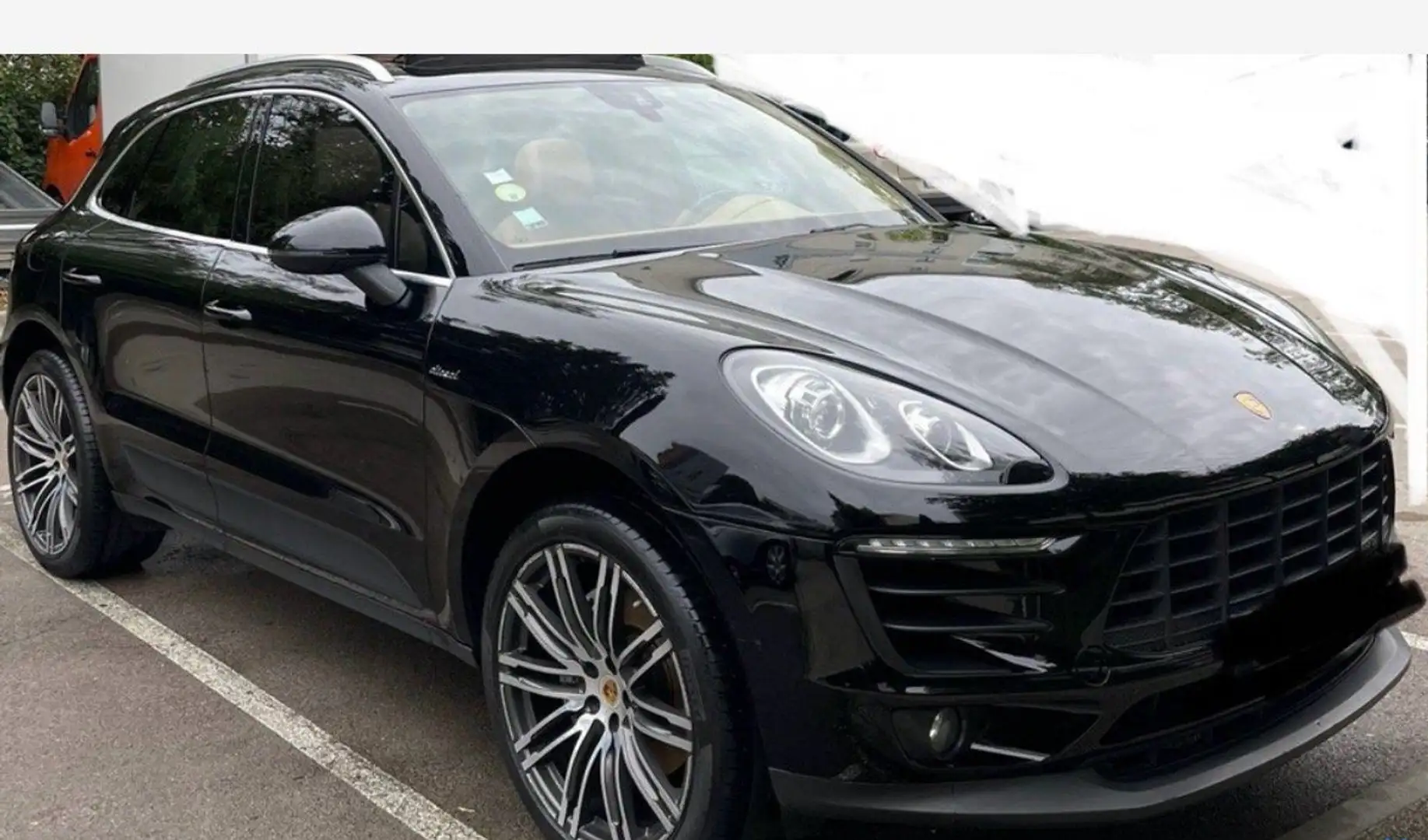Porsche Macan s diessel Noir - 1