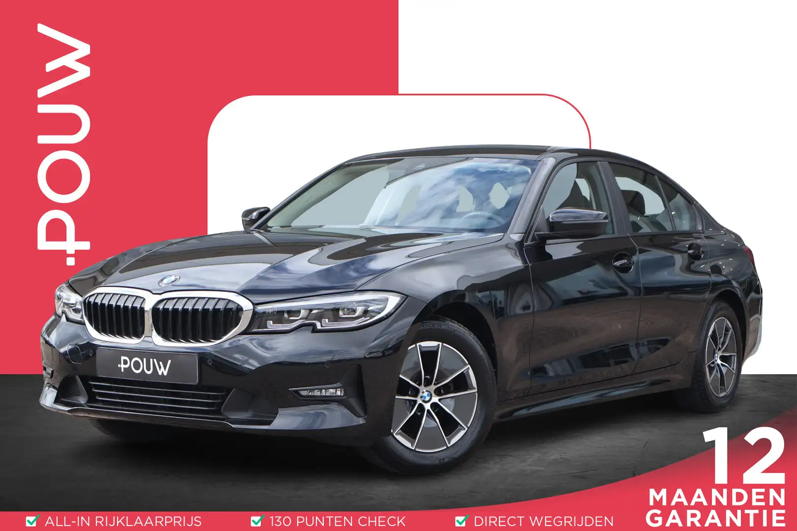 BMW 316 3-serie 316d 116pk AUT Business Edition | Navigati Negro - 1