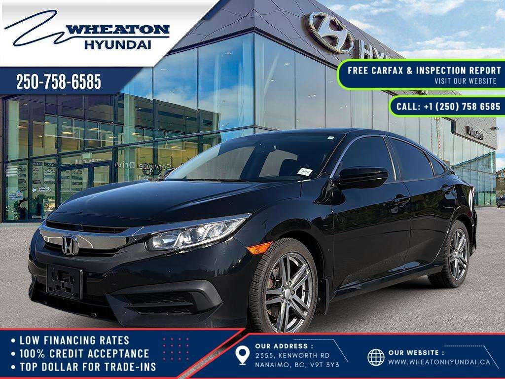 2017 Honda Civic LX Automatic, A/C, power group, Active Cruise, bac