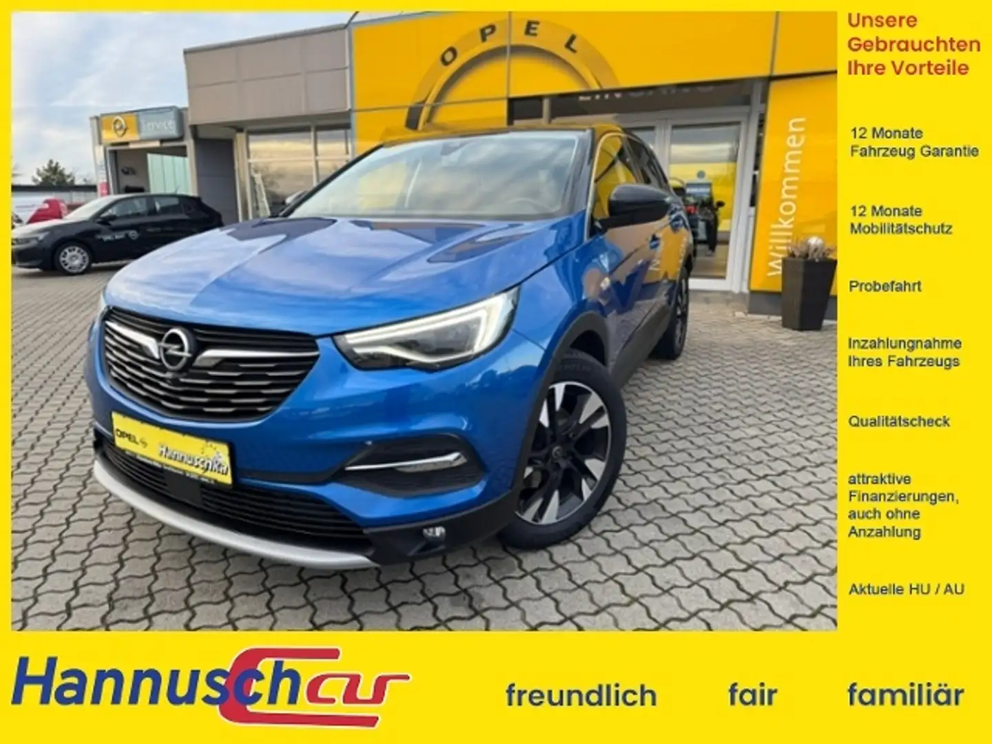 Opel Grandland Innovation Blau - 1