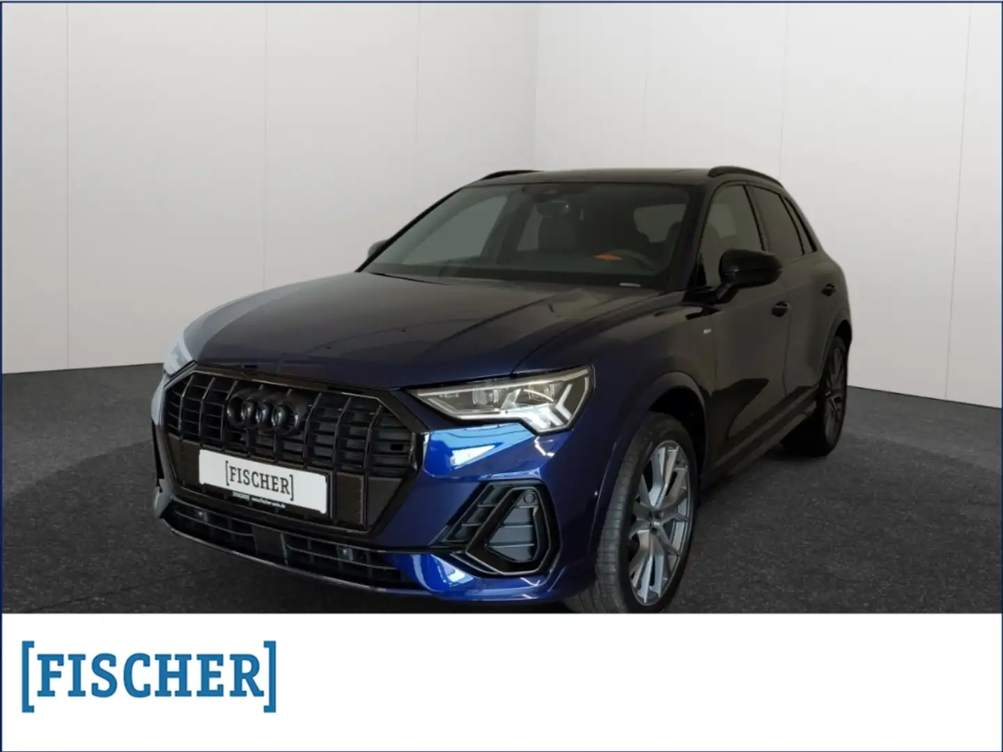 Audi Q3 35TFSI S tronic S line Matrix AHK Navi SONOS 360° Blau - 1