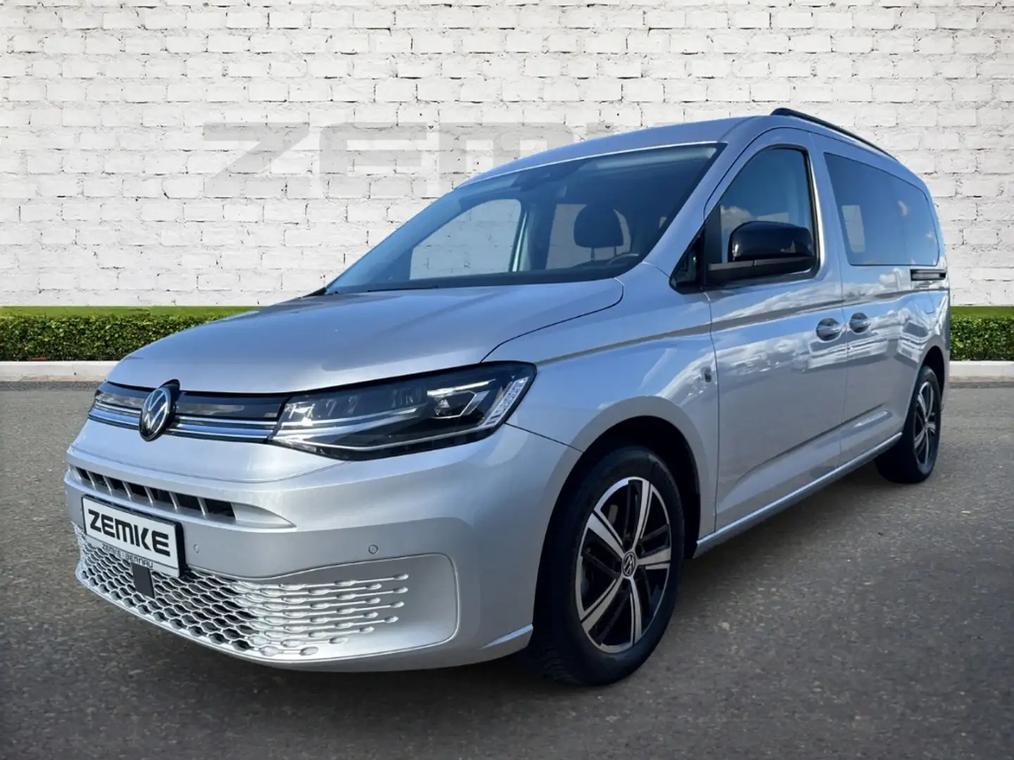 Volkswagen Caddy Life 2.0 TDI DSG 7-Sitzer LED ACC Apple CarPlay An Argent - 1