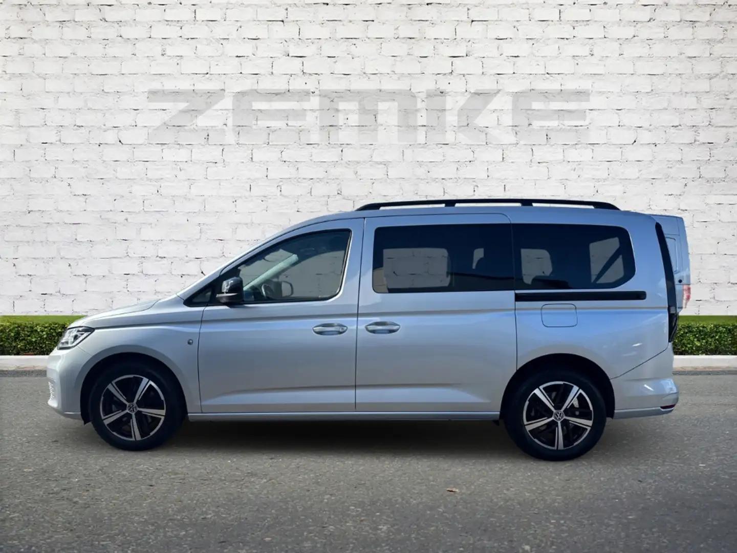 Volkswagen Caddy Life 2.0 TDI DSG 7-Sitzer LED ACC Apple CarPlay An Argent - 2