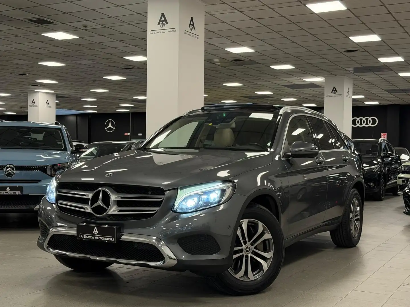 Mercedes-Benz GLC 220 220d TETTO Sport 4matic auto Grigio - 1