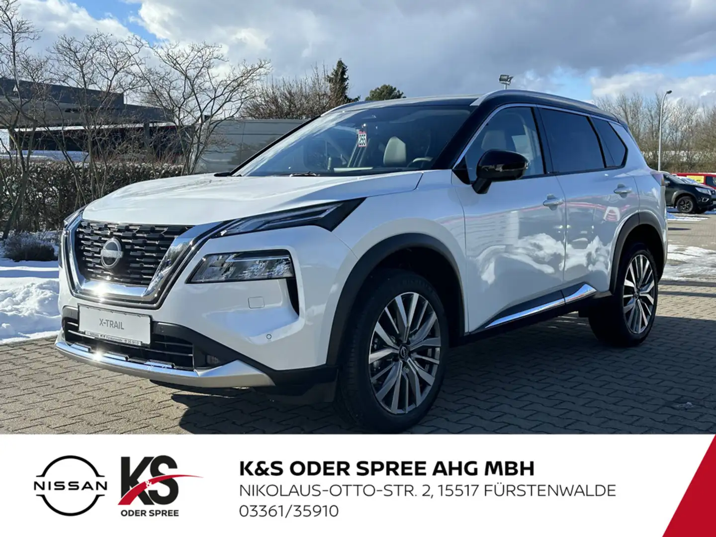 Nissan X-Trail 1.5 VC-T MHEV 163 PS Xtronic 4x2 Tekna+ 5 Sitze 20' Weiß - 1
