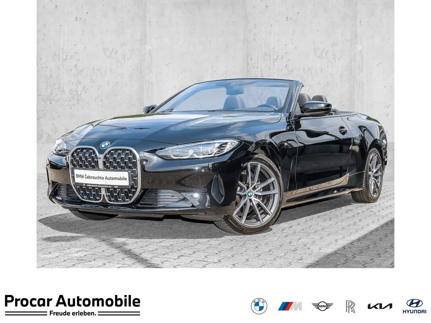 BMW 420 i Cabrio DA RFK LC Prof HiFi DAB Nackenw. Schwarz - 1