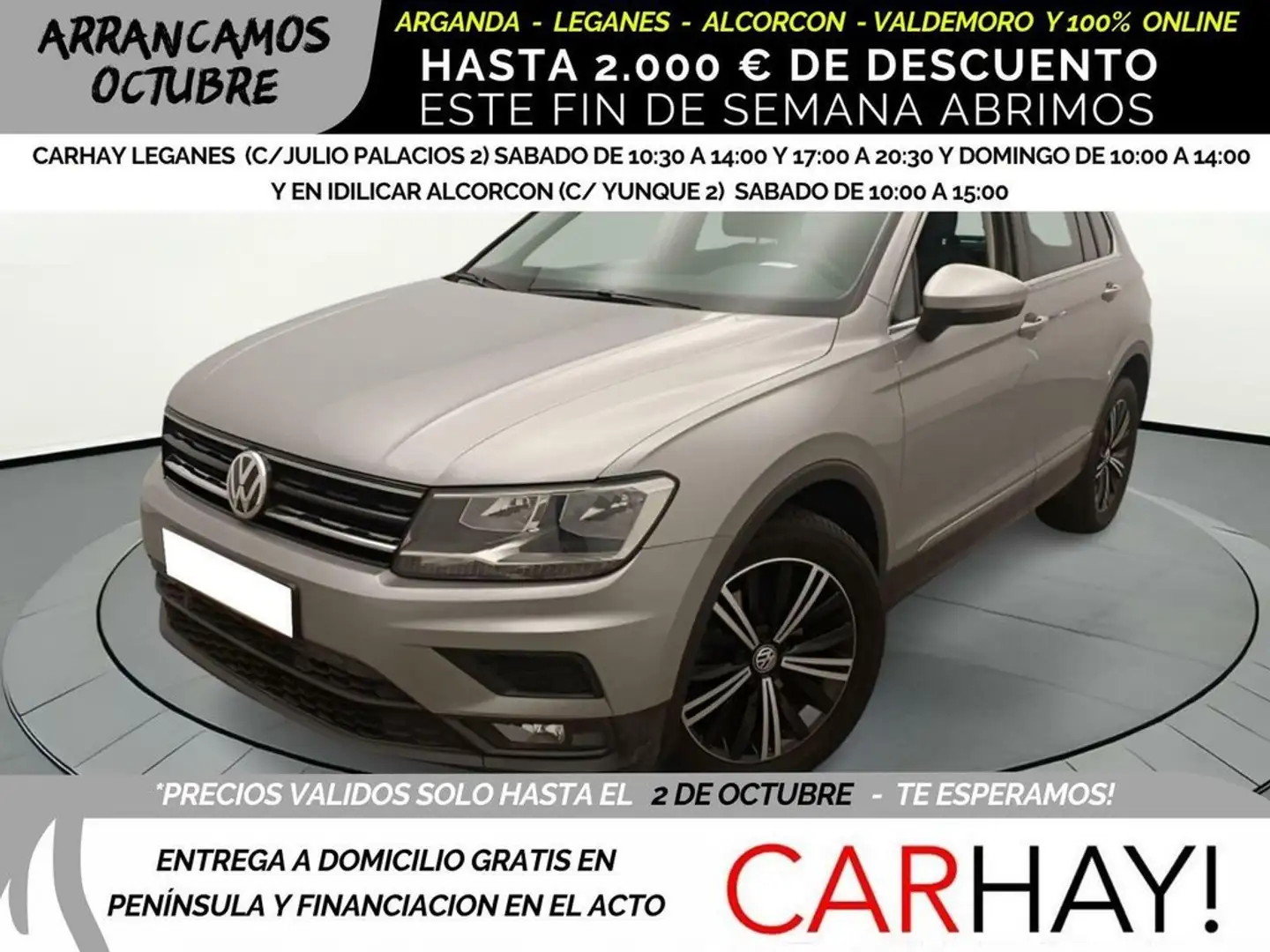 Volkswagen Tiguan 2.0 TDI BMT SCR 110KW COMFORTLINE 5D Gris - 1