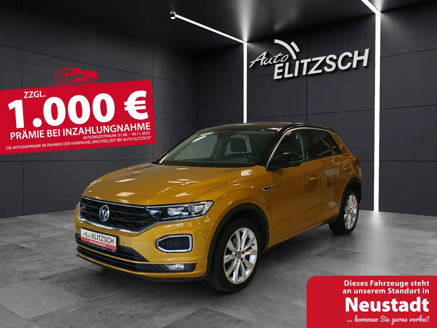 Volkswagen T-Roc TSI Style DSG R-Line LED AHK Navi AID ACC RFK S... Gelb - 1