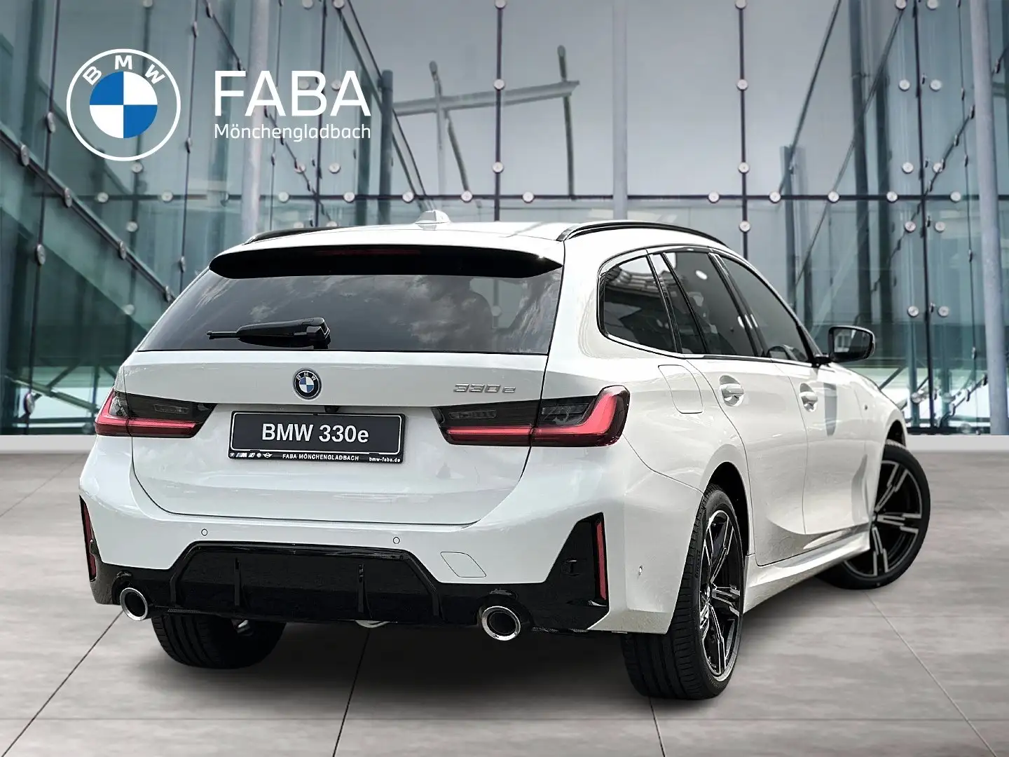 BMW 330 e Touring M Sportpaket DAB LED RFK Tempomat Weiß - 2