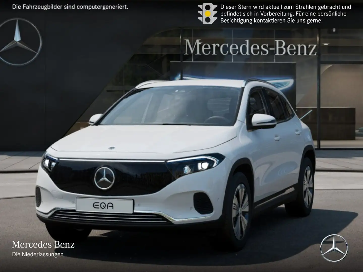 Mercedes-Benz EQA 250 PROG+ADVANCED+KAMERA+SPUR Weiß - 2
