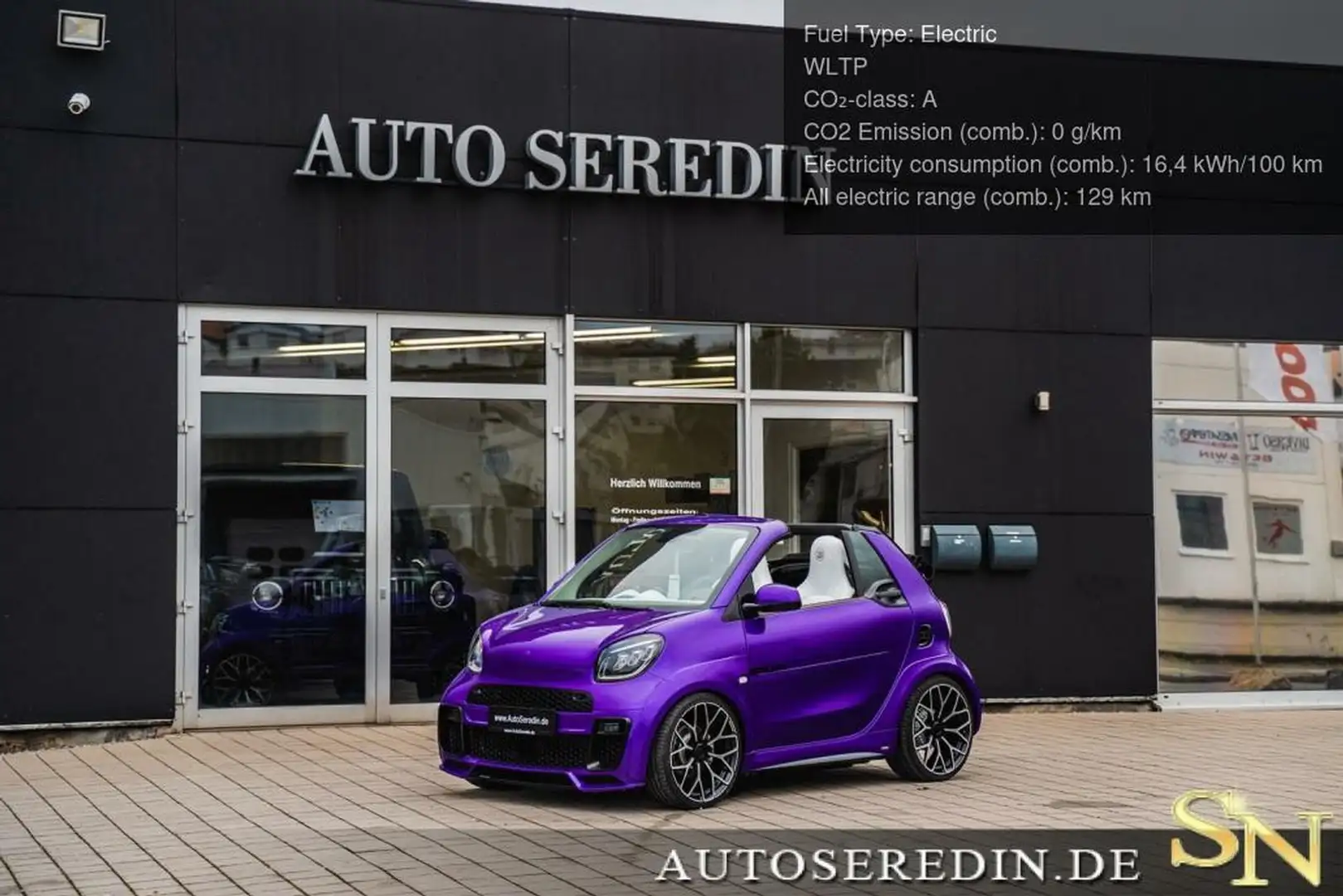 smart forTwo BRABUS Ultimate E 1 OF 50 LAMBORGHINI VIOLA PARSIF Burdeos - 1