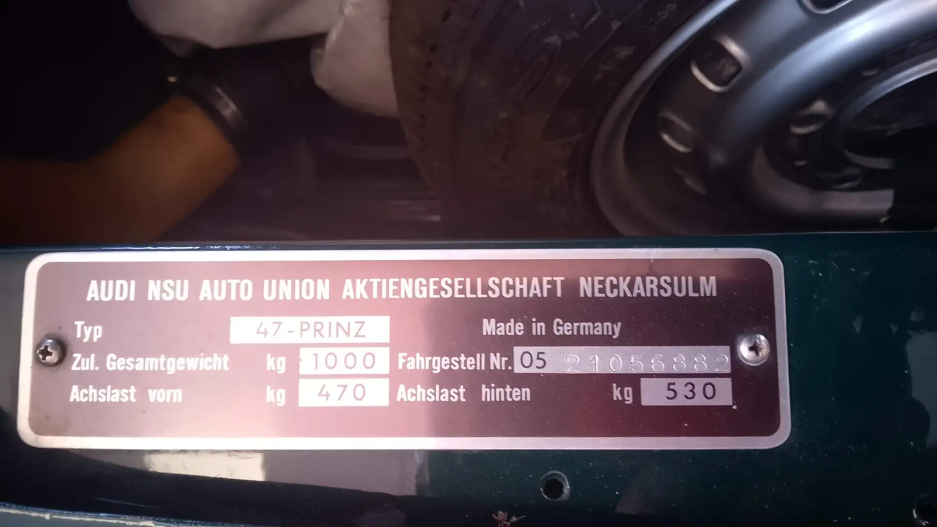NSU Prinz 4L Grün - 2