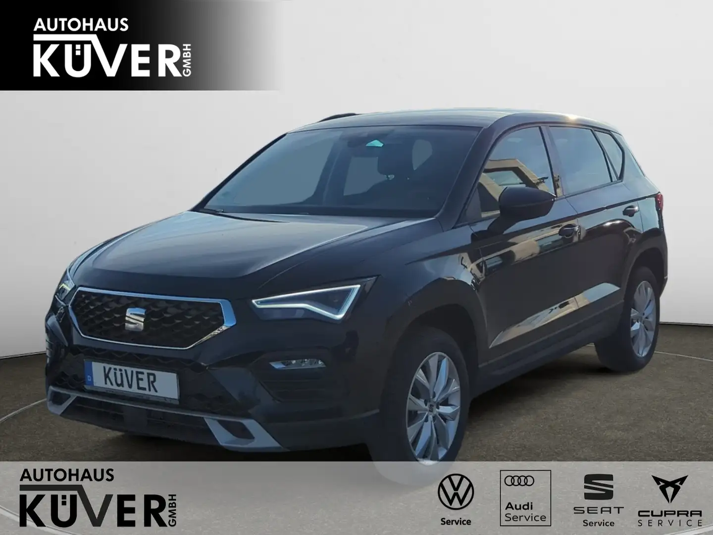SEAT Ateca Style 1,5 TSI DSG Navi+ACC+LED+AHK Schwarz - 1