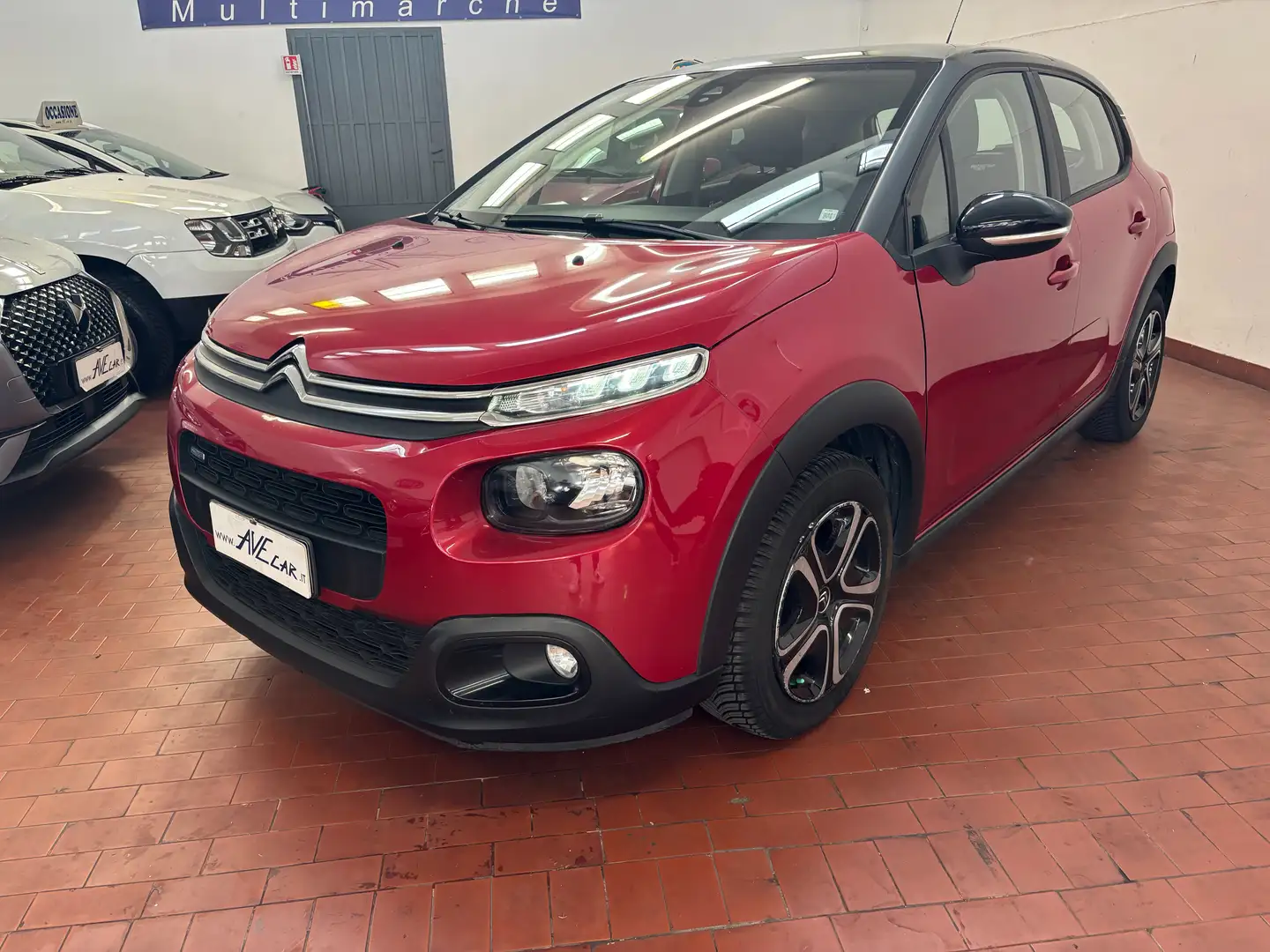 Citroen C3 1.2 puretech  1 PROPRIETARIA OK NEOPATENTATI Rosso - 1