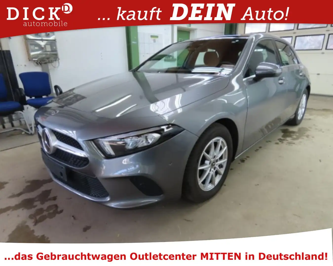 Mercedes-Benz A 200 d 8G-DCT LED/NAVI/ACC/SHZ/PANO/RFK/8Fa Grijs - 1