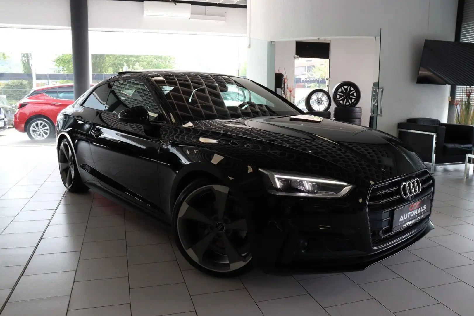Audi A5 40TFSI Coupe S-line|VIRTUA||PANO|360°|HUD|ACC Schwarz - 2