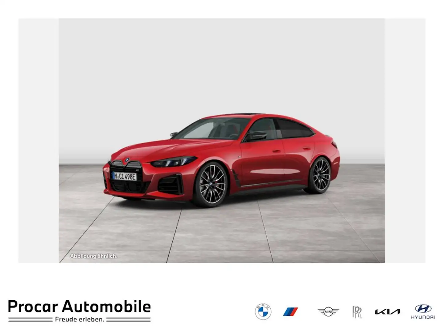 BMW i4 M50 xDrive M Sport ACC AHK RFK NAVI Standh. Rot - 1