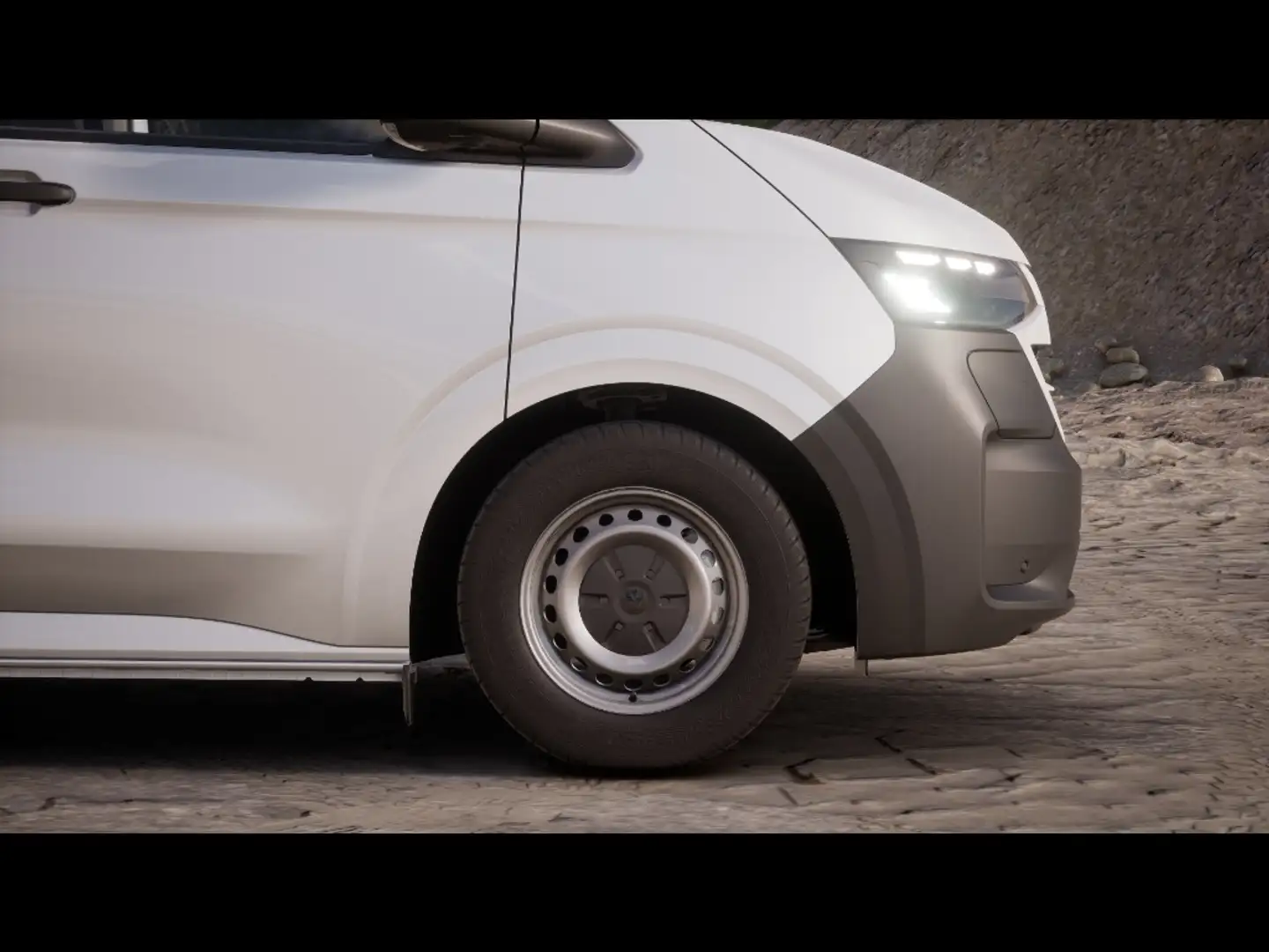 Volkswagen Transporter Van Elettrico 100 kW post auto L1 Bianco - 2