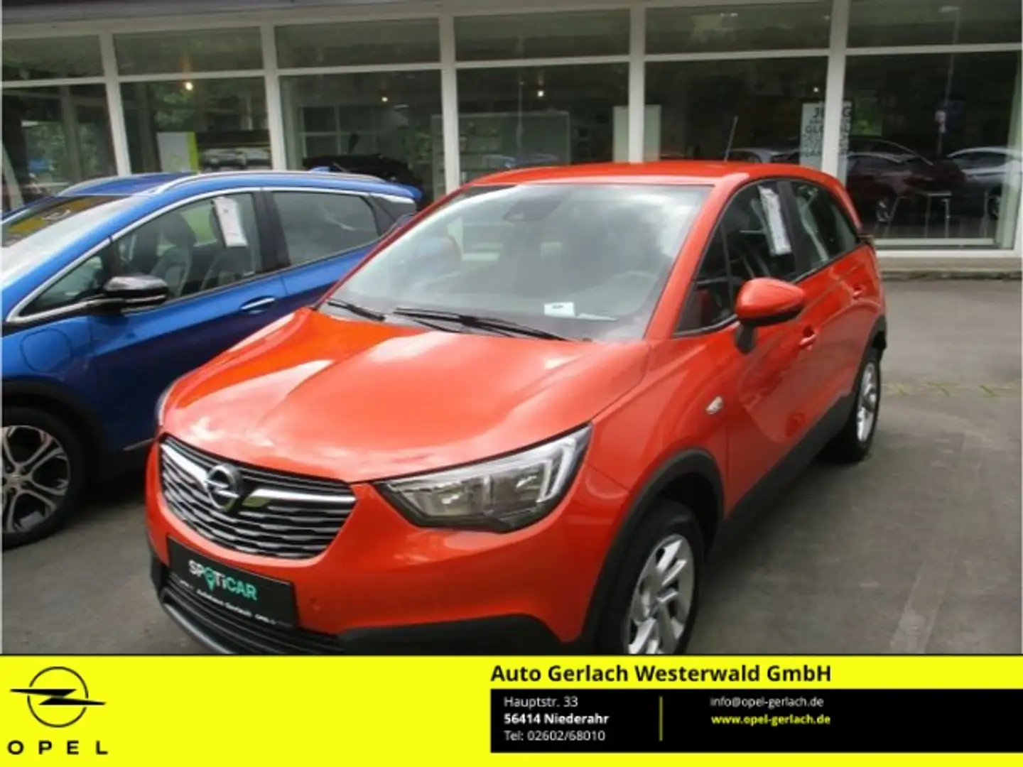 Opel Crossland 1.2 Turbo EU6d Edition AHK Winterpaket AHK-abnehmb Orange - 1