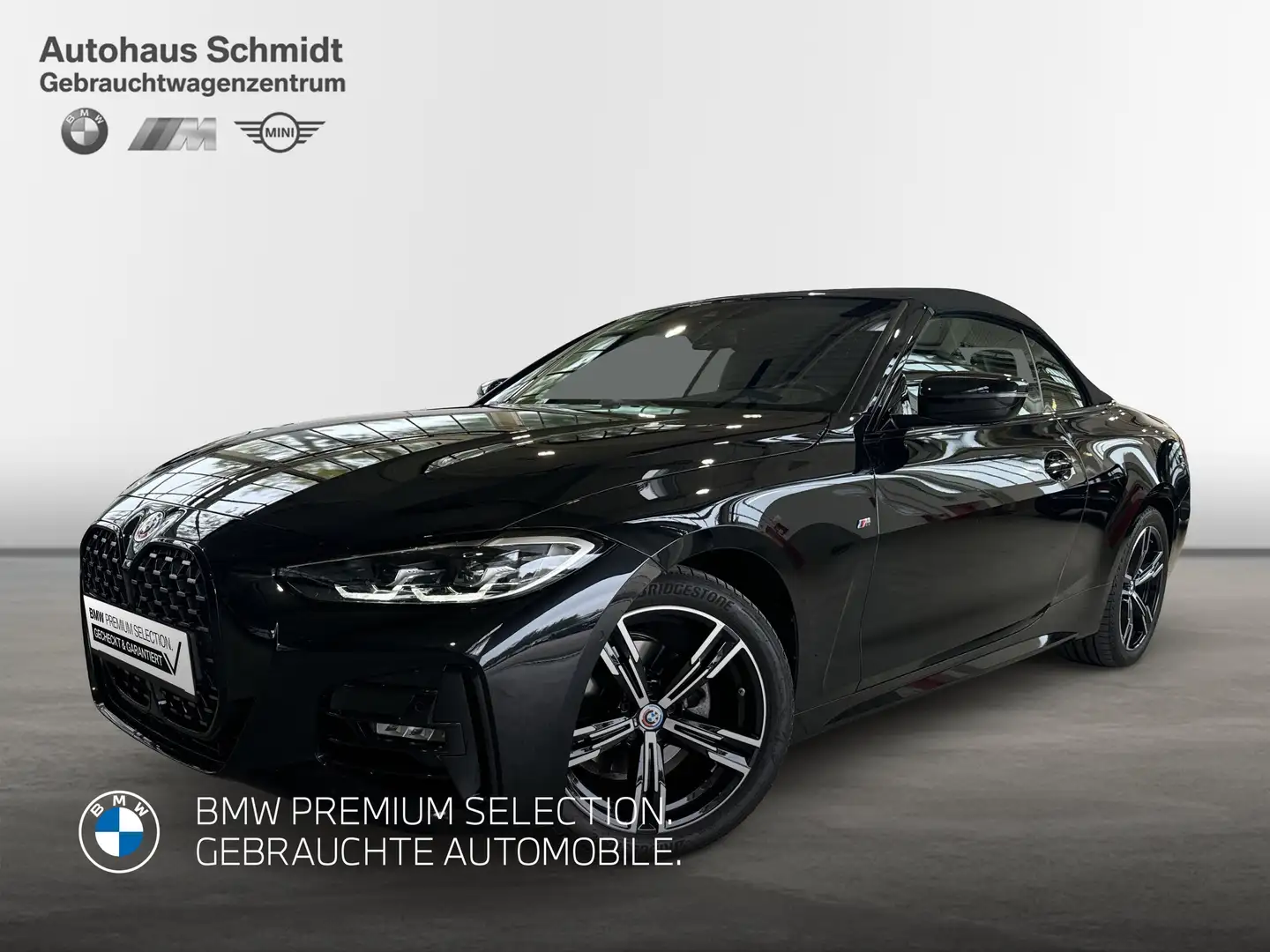 BMW 420 i Cabrio*M Sport*LC Prof.*HUD*HiFi*DAB*Driving+Par Schwarz - 1