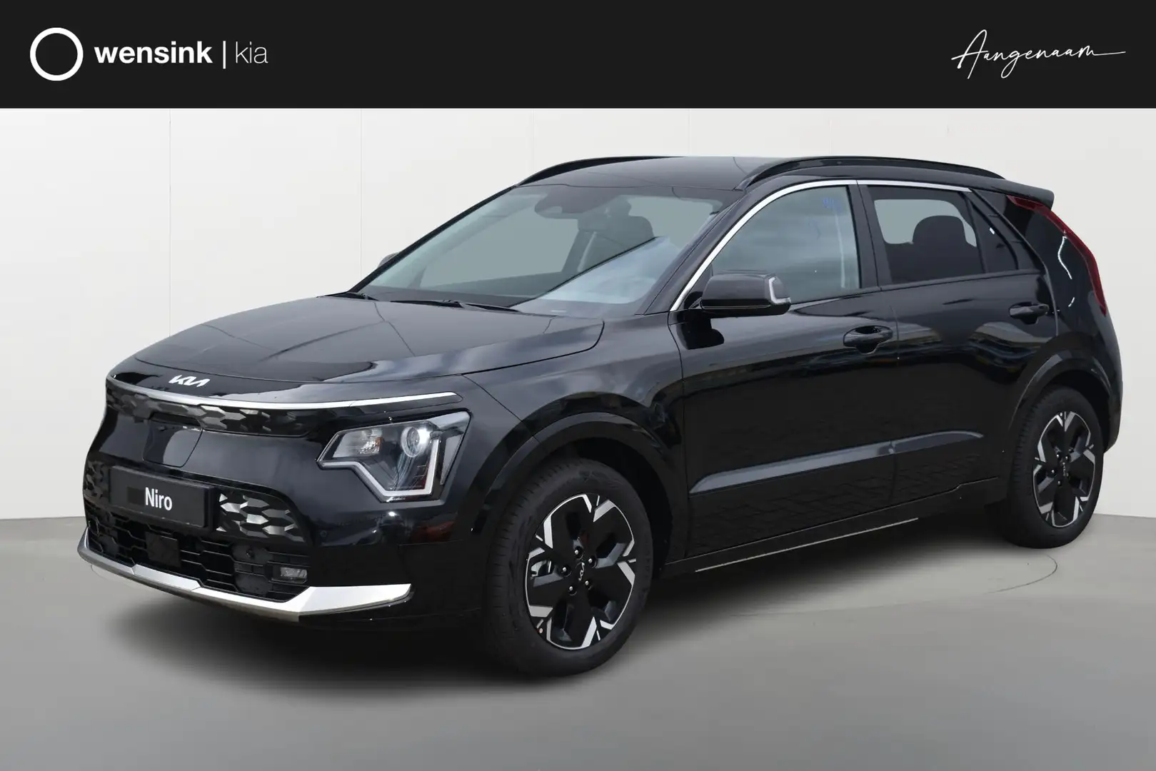 Kia e-Niro EV Light Advanced 64.8 kWh Lease vanaf €589,- p/m! Zwart - 1