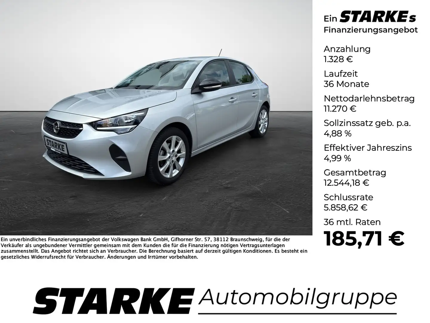 Opel Corsa 1.2 Edition Zilver - 1