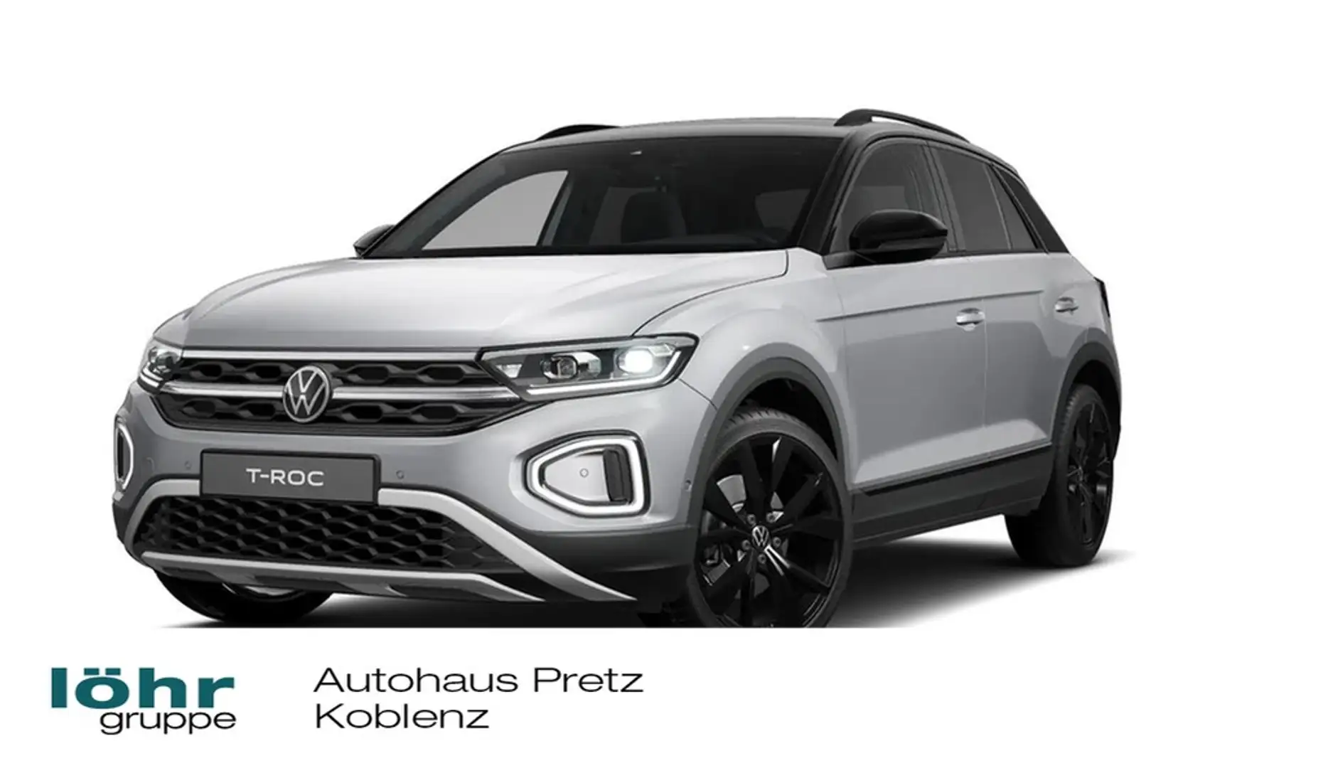 Volkswagen T-Roc Style 2.0 l TDI SCR 110 kW (150 PS) RFK, AHK, Navi Silber - 1