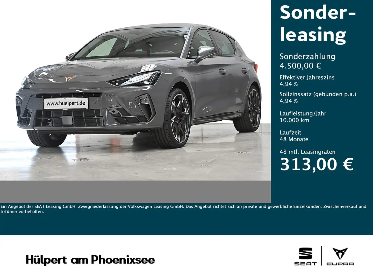 CUPRA Leon 2.0 VZ DSG PANO NAV ACC SENNHEISER Grijs - 1