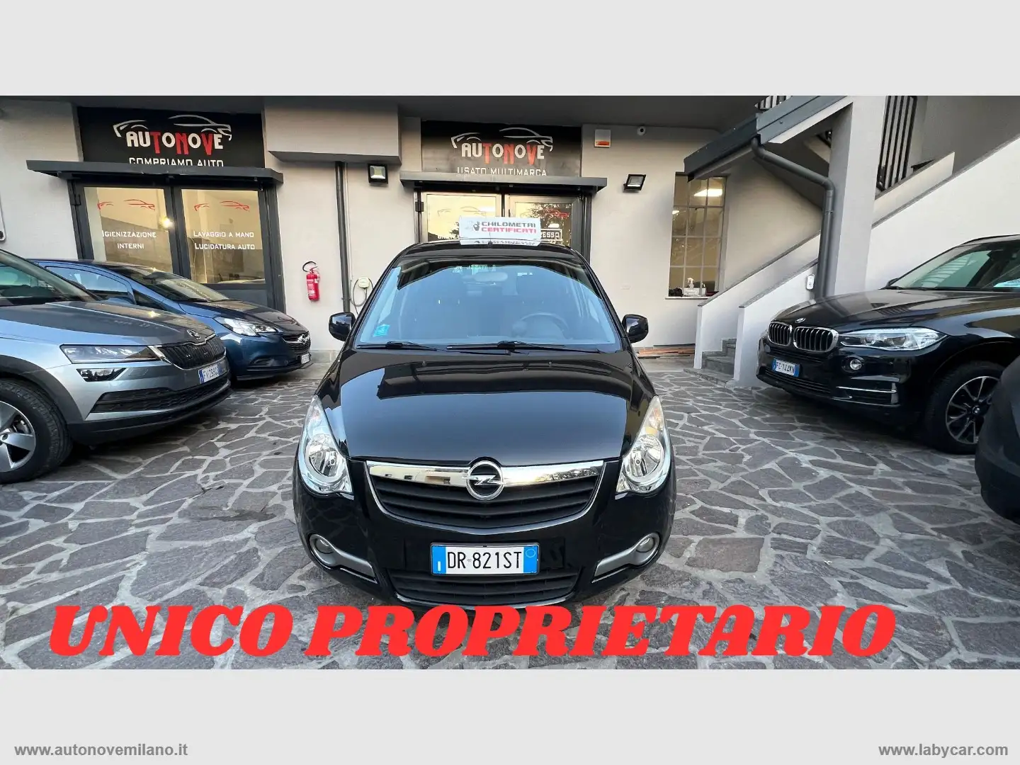 Opel Agila 1.2 86 CV Enjoy WWW.AUTONOVEMILANO.IT Nero - 1