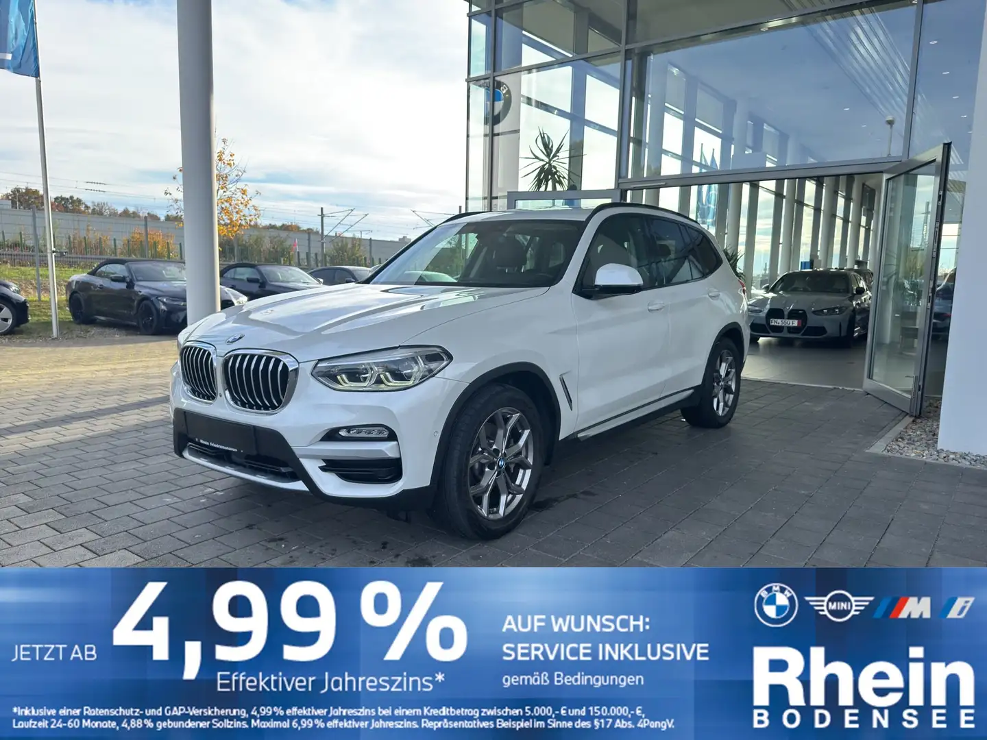 BMW X3 xDrive30d xLine 360° Panoramadach ACC HeadUp Blanc - 1