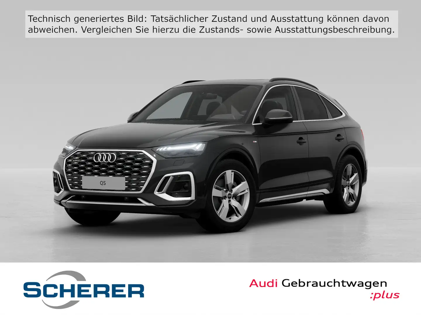 Audi Q5 S line 40 TDI qua. S tronic MATRIX Schwarz - 1