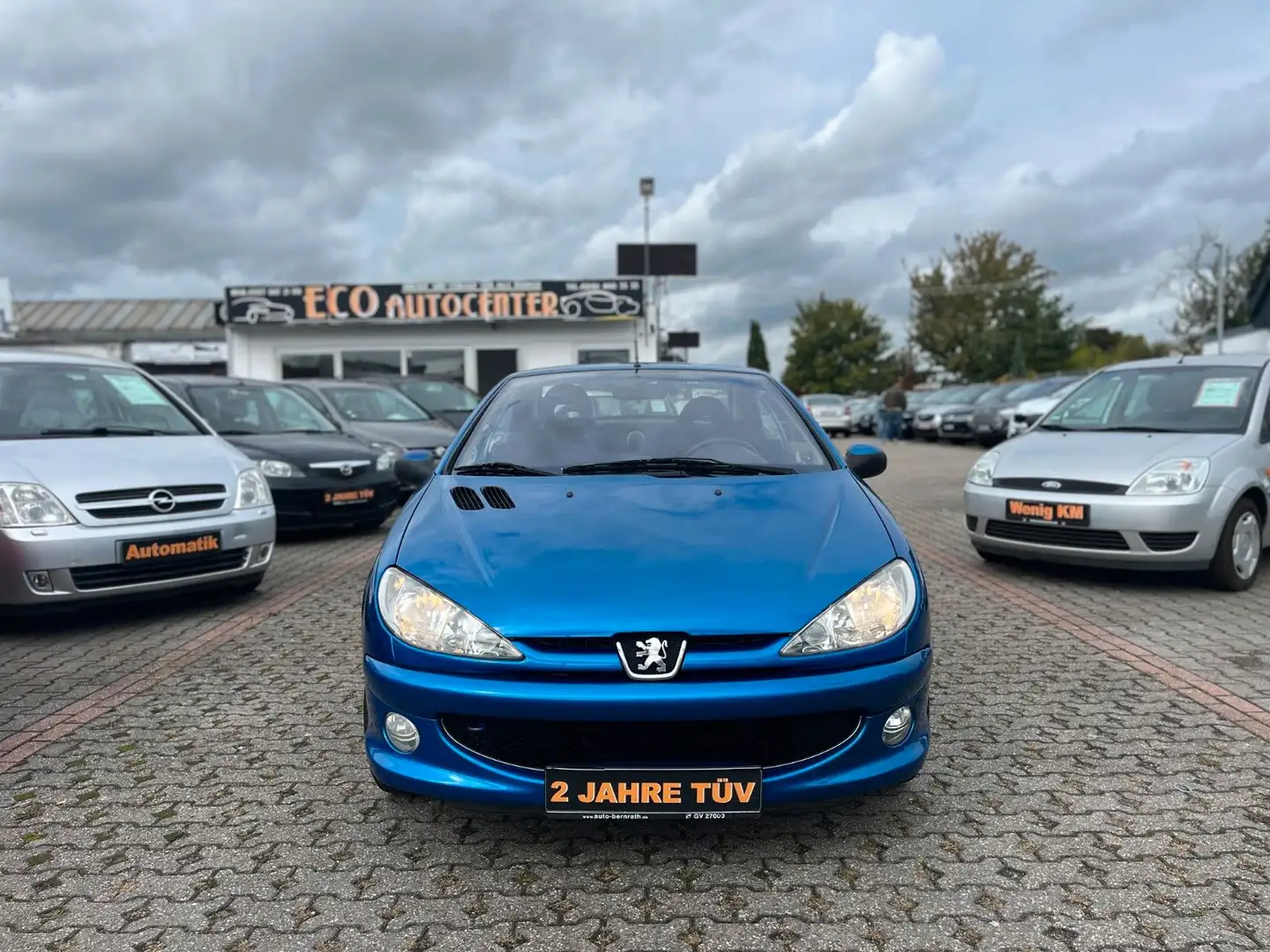 Peugeot 206 CABRIOLET CC SPORT *WENIG KM*KLIMA*ALU* Blau - 2