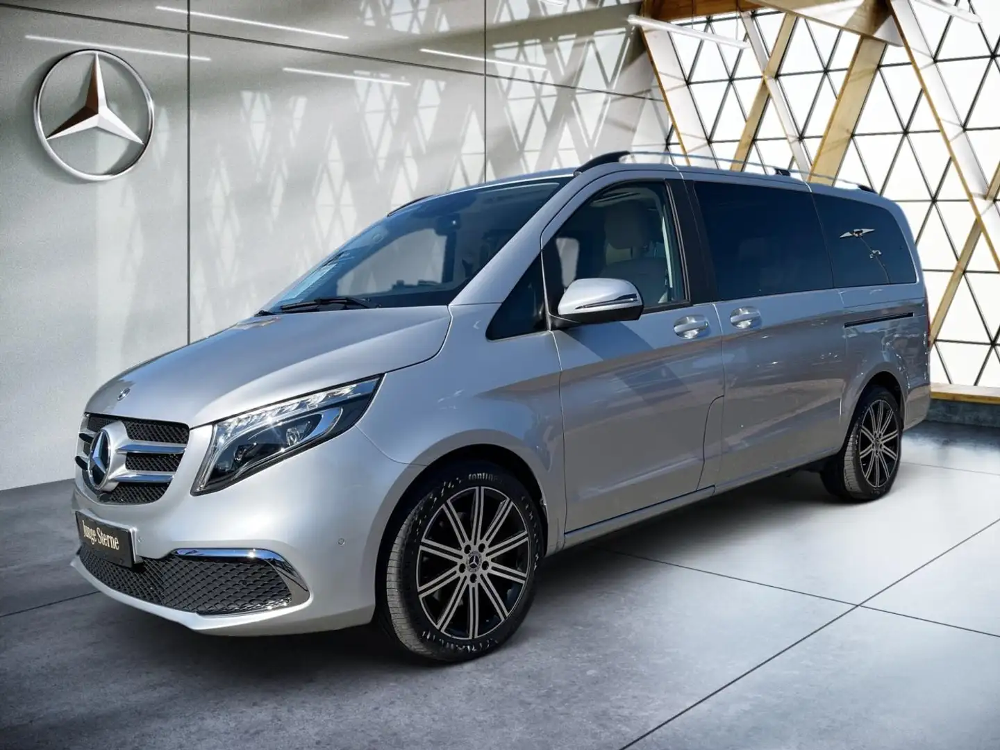Mercedes-Benz V 300 d 4MATIC EXCLUSIVE EDITION Lang +Exclusive Silber - 2