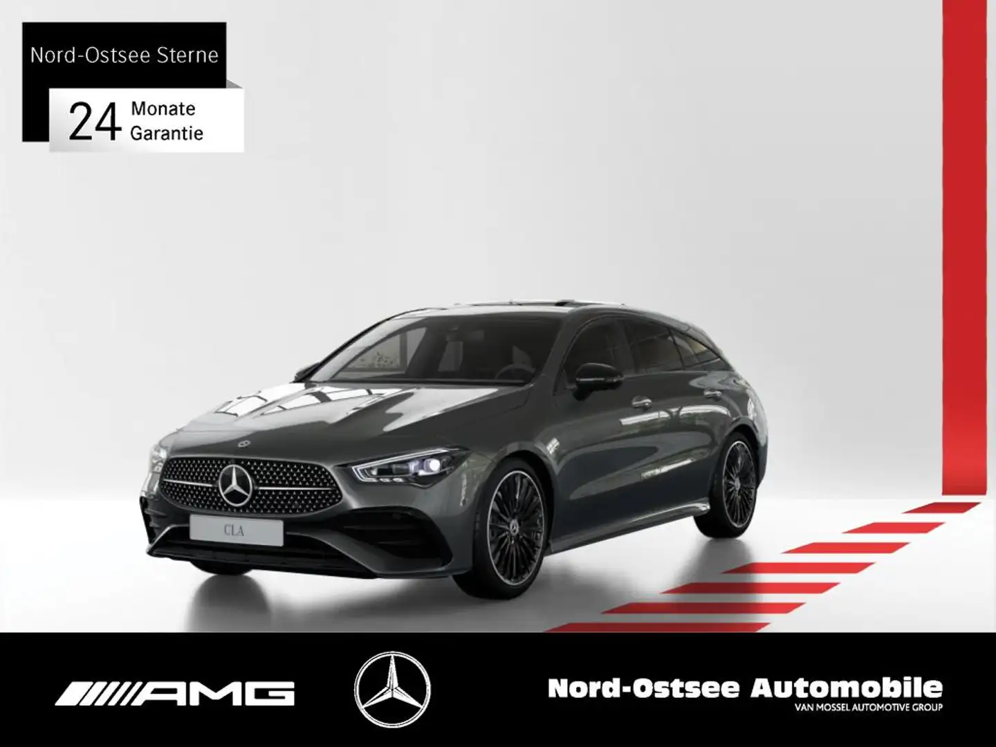 Mercedes-Benz CLA 200 SB PANO MULTIBEAM NIGHT TEMPOMAT PDC Gris - 1