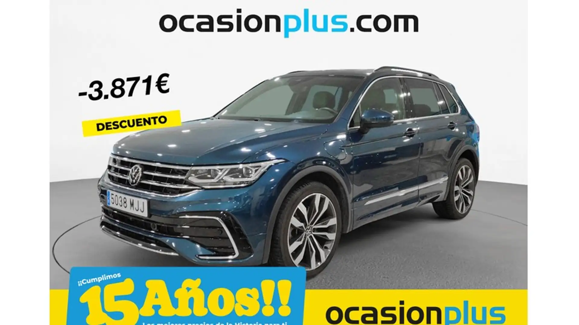 Volkswagen Tiguan 1.4 eHibrid R-Line 180kW Bleu - 1