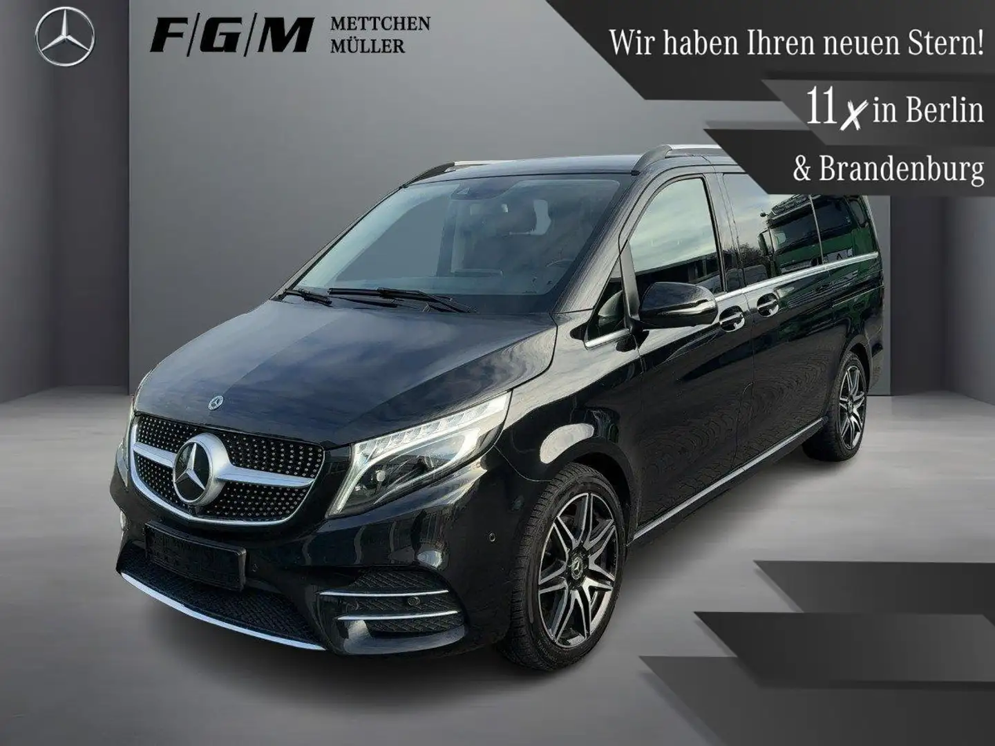 Mercedes-Benz V 300 d AVANTGARDE EDITION Lang Burm|TWA|360|AHK Schwarz - 1