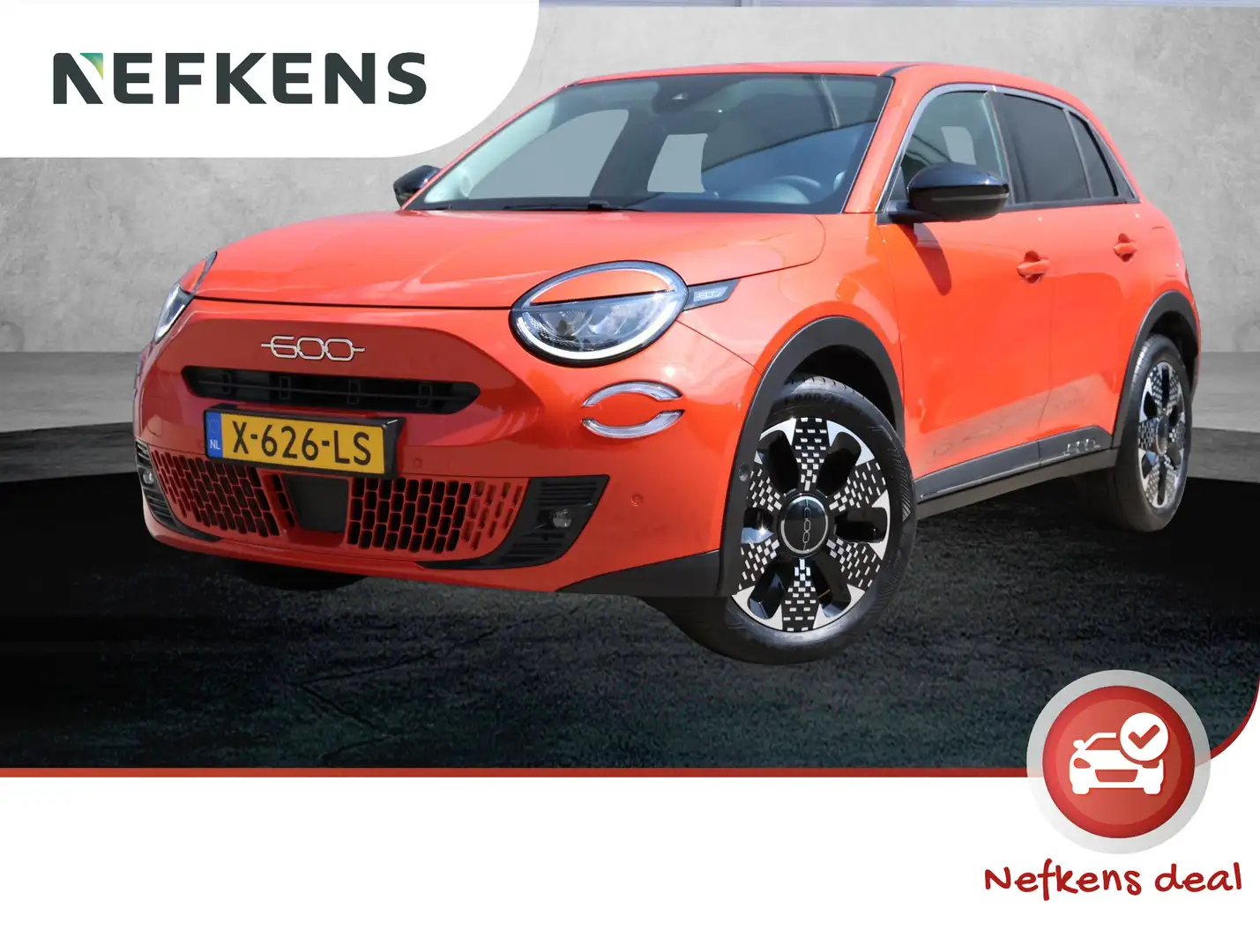Fiat 600e La Prima 54 kWh | Apple Carplay/Android Auto | Led Oranje - 1